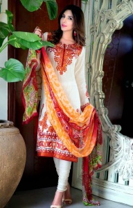 Gul Ahmed New Stylish Design Dresses Eid Collection 2014-2015 