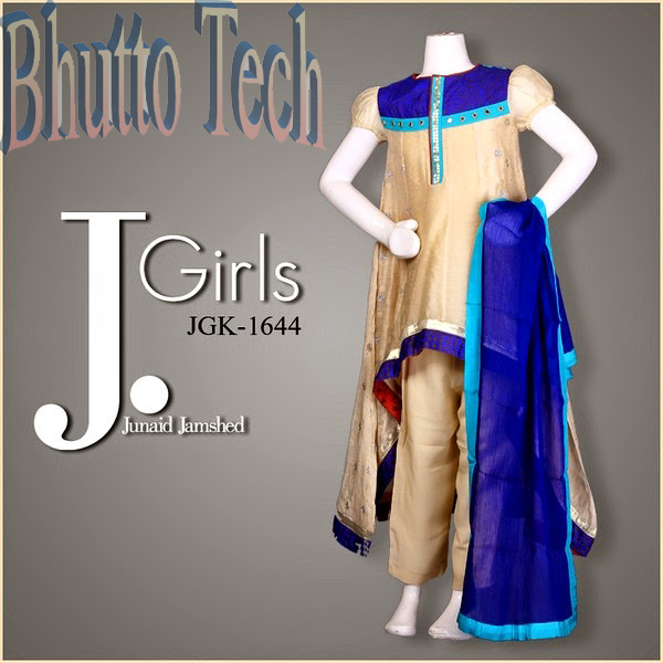 Junaid Jamshed New Arrival Designs Eid Dresses Collection 2014